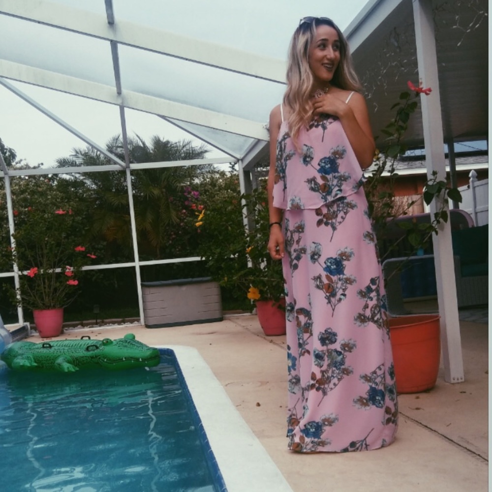 Way-in Maxi floral dress